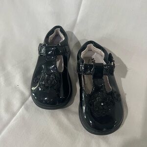 stride rite toddler girls dress shoes - size 4